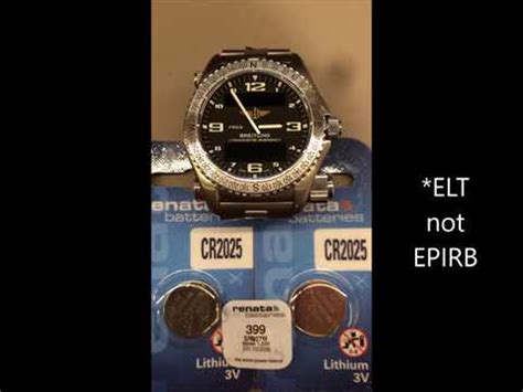 breitling emergency mission battery replacement